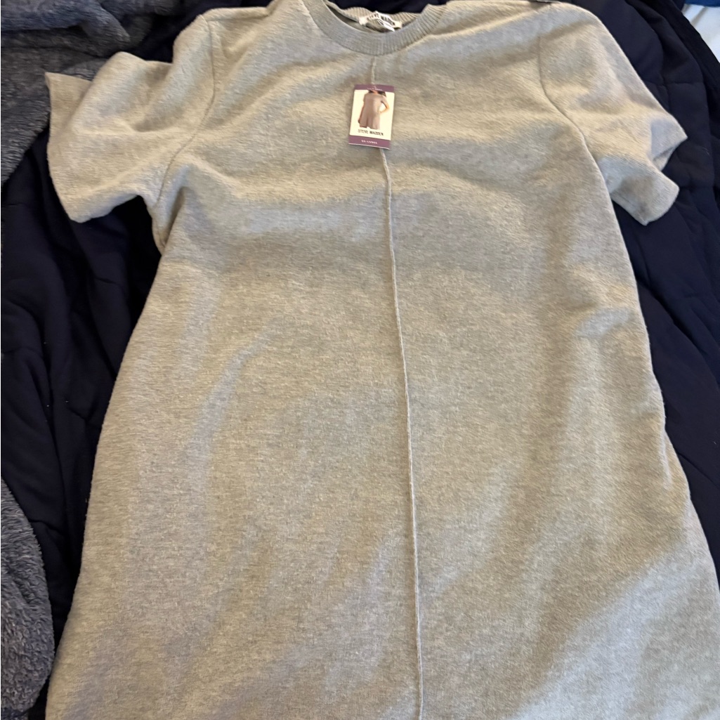 Steve Madden Heather Gray Knit Dress